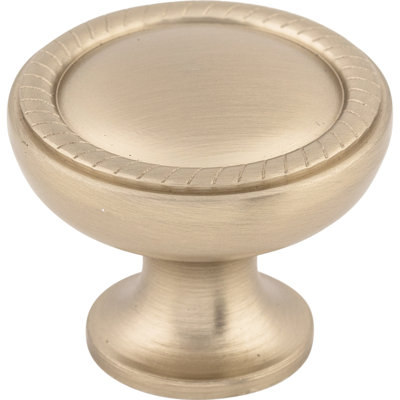 Emboss 1 1/4" Diameter Round Knob