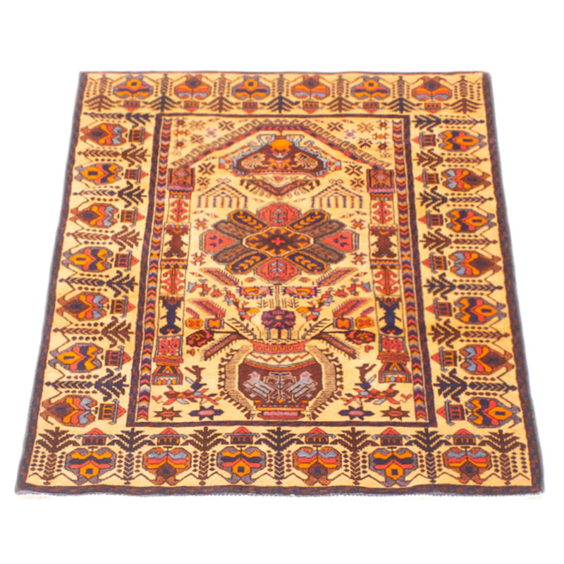 Teimani Orange Rug 2'11" x 4'7"