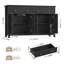 Buffet 2 tiroirs 55,1 po de largeur-88589039