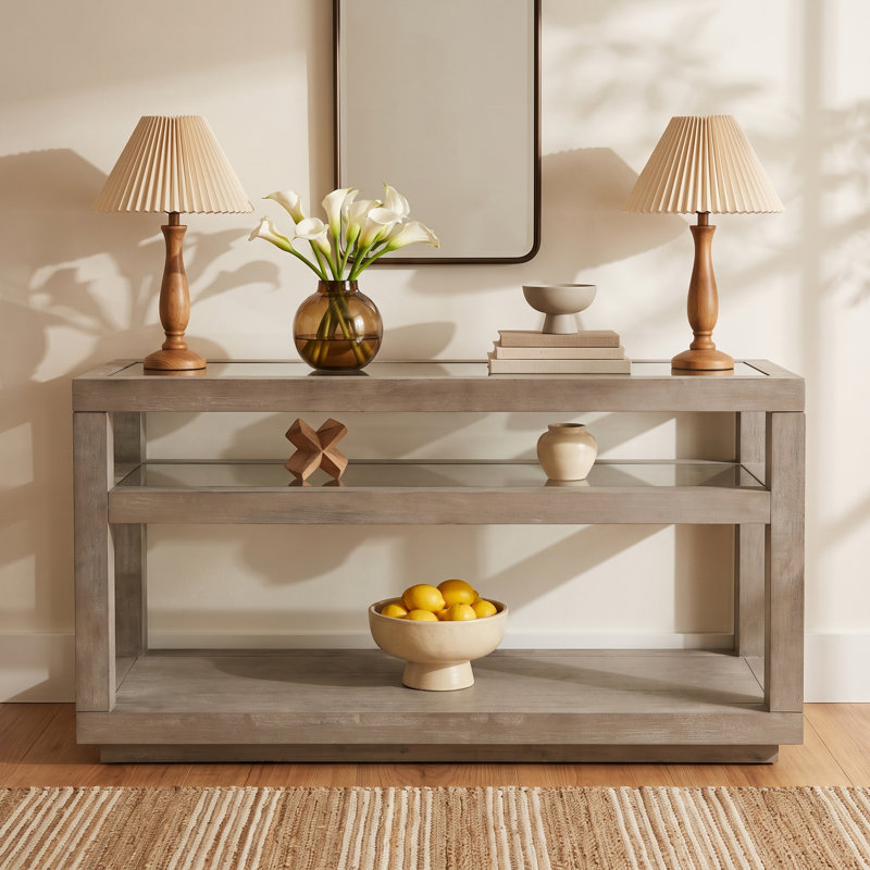 Eloise 54" Console Table, Mineral