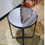 Table de bout ronde à DEL
