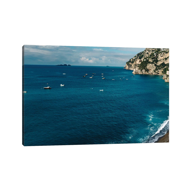 Positano XII 1 Piece Wall Art on Canvas, 66.04cm H x 101.6cm W x 1.91cm D, Wrapped Canvas