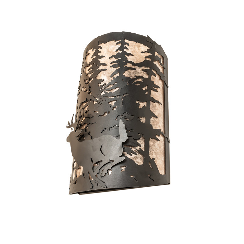 2 - Light Flush Mounted Sconce