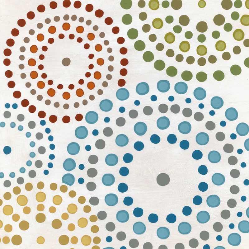 Mosaic Mandalas I - Wrapped Canvas Print, 122cm H x 122cm W