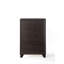 Commode verticale étroite, armoire de rangement en bois foncé pour petite chambre
