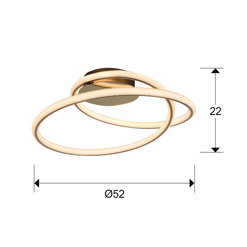 Doumet LED Flush Mount