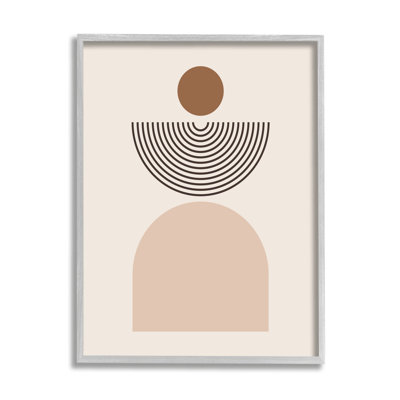 Formes géométriques arquées sur bois