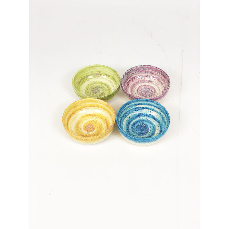 Verano - Pastel Beach - Small Bowl - Set of 4 mixed
