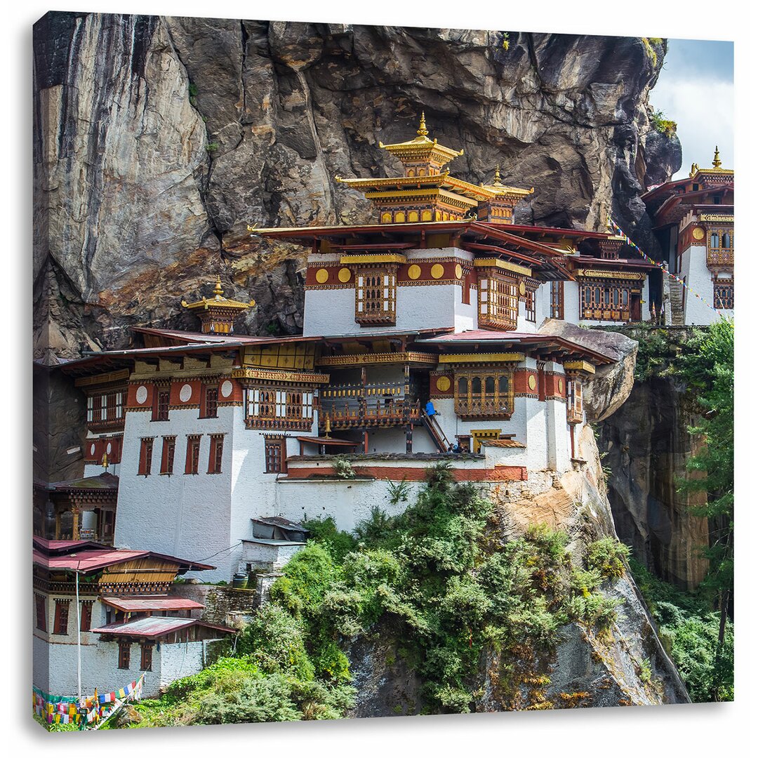 Leinwandbild Chinesische Festung im Berg