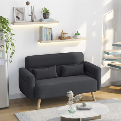 Small  2 Seater Sofa  Upholstered Loveseat
