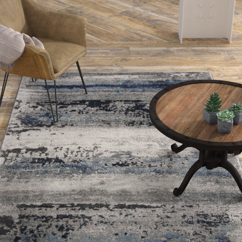 Tapis abstrait Frieda Performance, Rectangle 4 pi x 6 pi