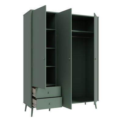HARLLSON 3 Door Manufactured Wood Wardrobe