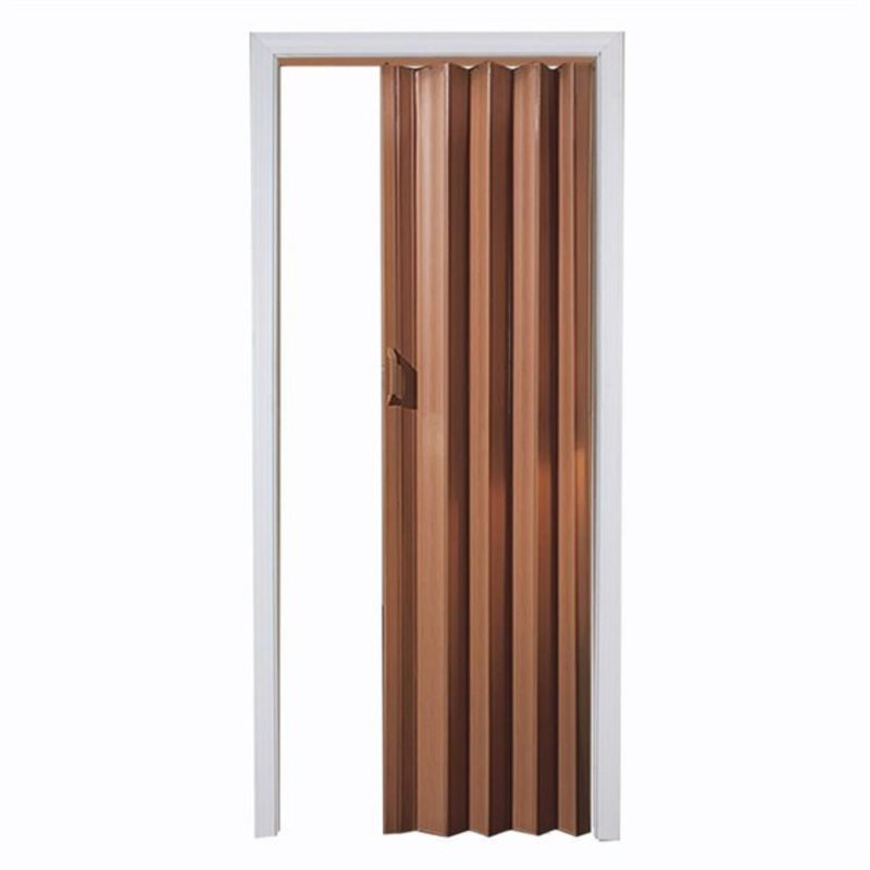 PVC/Vinyl Accordion Door, 24” x 80", Walnut