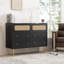 Commode pour chambre à coucher, commode à 6 tiroirs, armoire à tiroirs avec rangement au sol pour bureau personnel, commode à tiroirs en rotin avec 6 tiroirs-101767142
