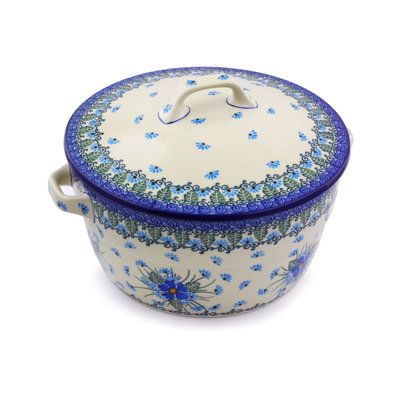 The Holiday Aisle® Rousey Round Stoneware Casserole Bakeware