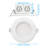 4.92'' Dimmable Air-Tight IC Rated LED Canless Recessed Lighting Kit