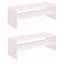 Range-chaussures de rangement 6 paires, ensemble de 2