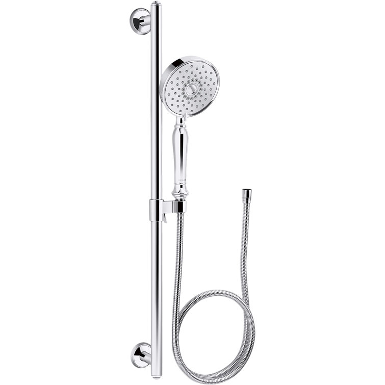 Bancroft 1.75 GPM Multi function Handheld Shower Head with Katalyst Air Induction Spray