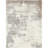 Round  Abstract Machine Made 8' Polypropylene Area Rug in Gray/Ivory/Brown-880028698