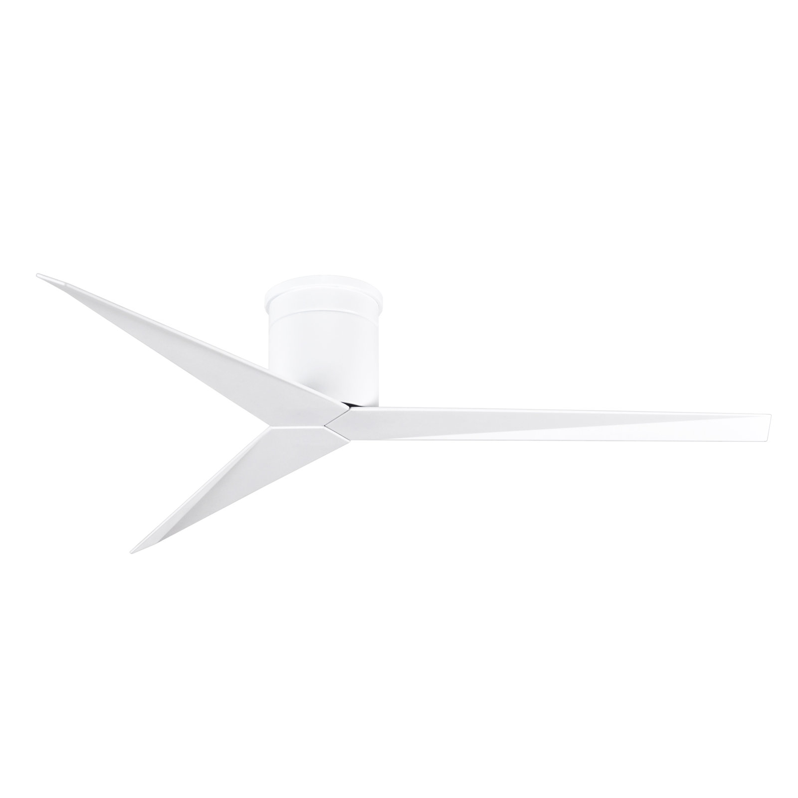 56'' 3 Blade Ceiling Fan, Gloss White, Gloss White
