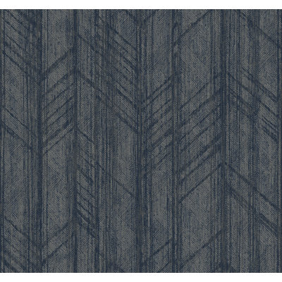 Winthrop Navy Geometric Wallpaper