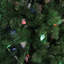 Arbre de Noël artificiel pin long 7 pi avec lumières à aiguilles multicolores 7 pi