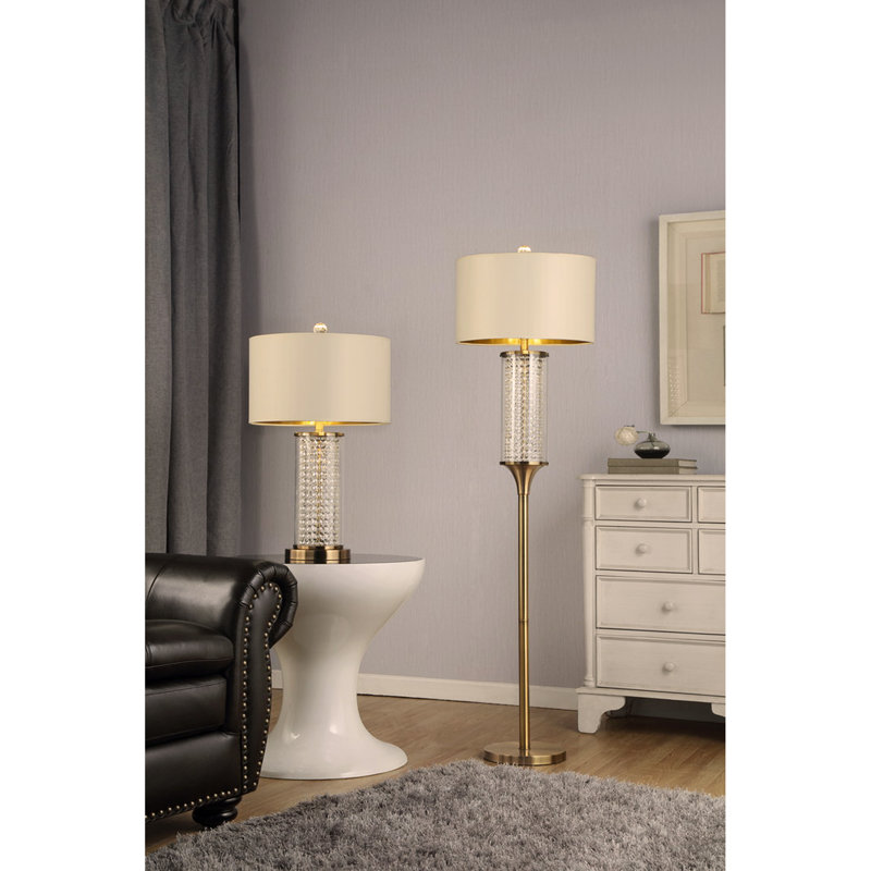 Lampe sur pied en cristal 62,25 pouces Pluviam