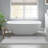 Reversible 100% Cotton Tufted Bath Rug, 3000 GSM, Grey-552096014