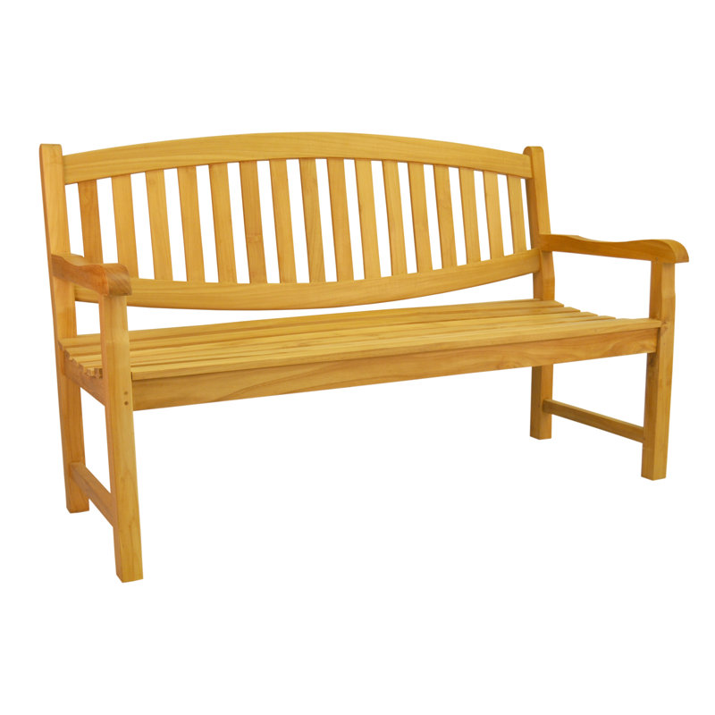 Kingston Outdoor Teak Bench, (No Cushion)