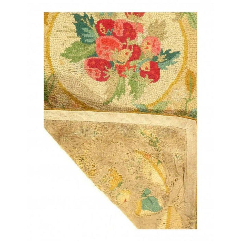 Moyrin Wool Oriental Area Rug in Beige
