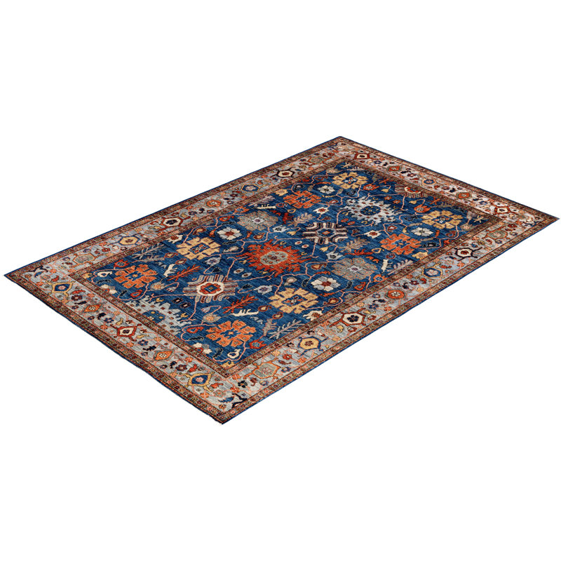 Serapi One-of-a-Kind 6' 0" X 9' 1" Hand Knotted Area Rug