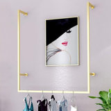 Dareld Wall Mounted Clothing Display Rack
