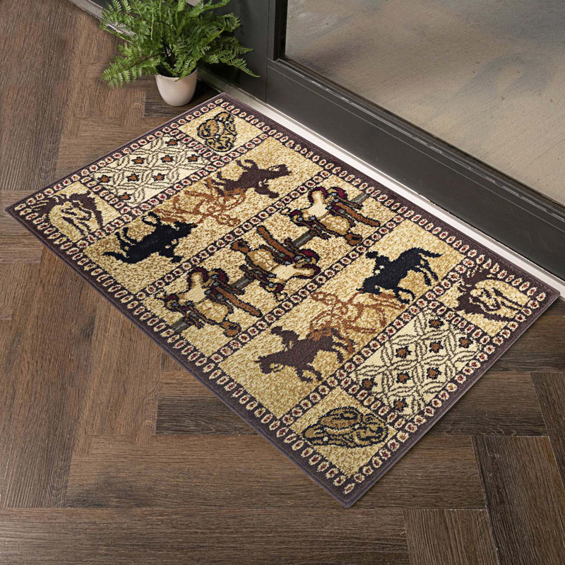 Tapis à motif Southwest Southwest, Rectangulaire 2 pi x 3 pi