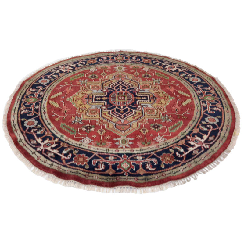 Kelene Oriental Area Rug in Red