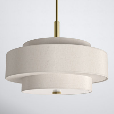 Arly 4 - Light Metal Dimmable Drum Chandelier