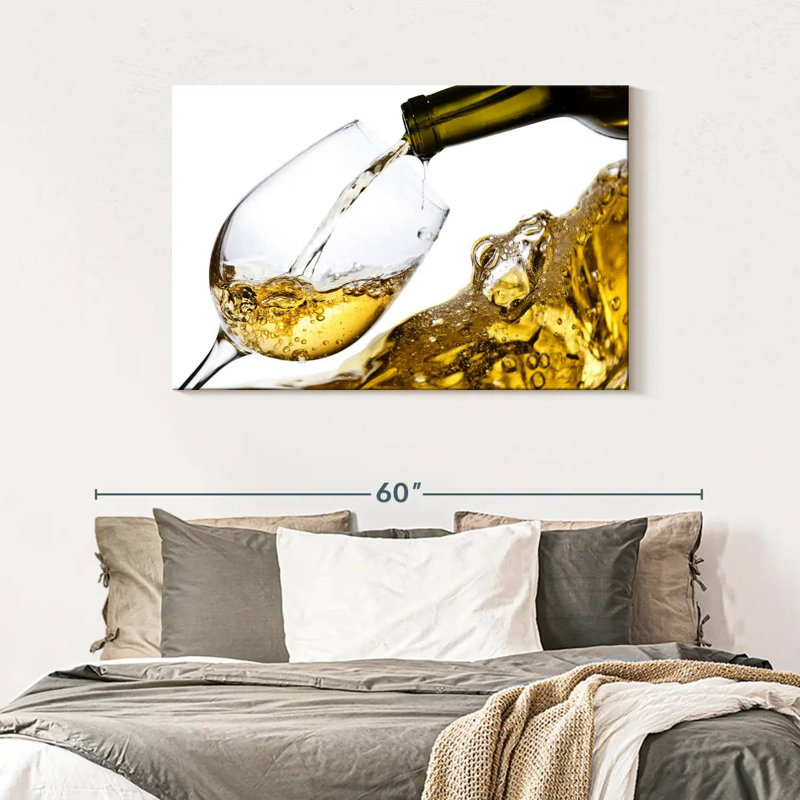 Yarlin White Wine Splash, 30" H x 45" W