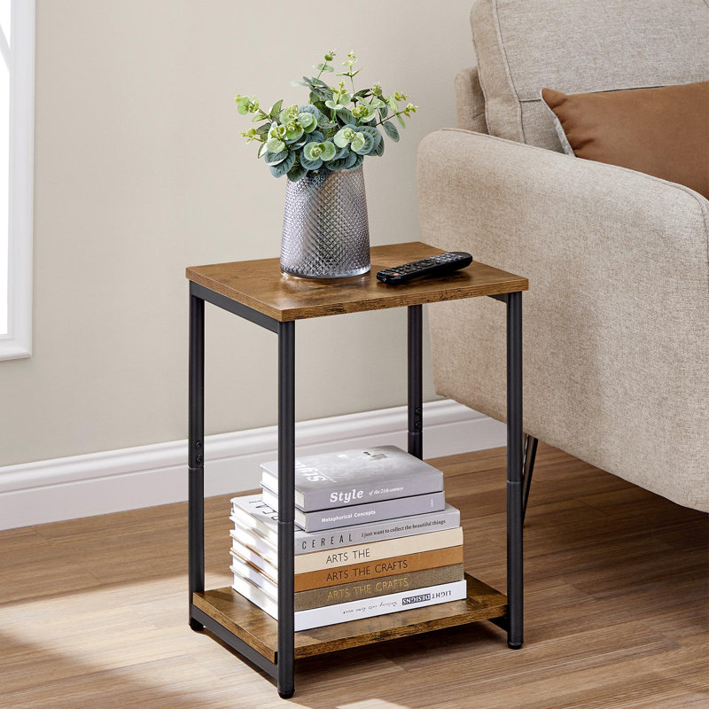 Side Table, Brown, Brown/Black