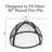 Easy Access Round Steel Spark Screen with Hinged Door - 40"-1264475995