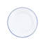 Vintage Buffet Plates, Black Rim-1978262098