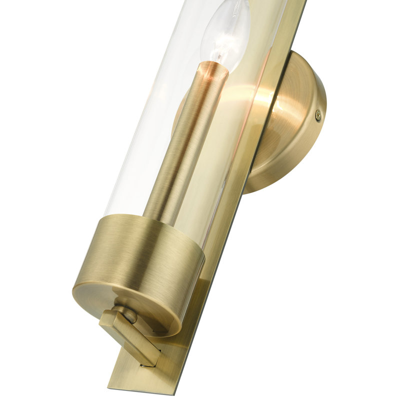 Dimmable Bath Sconce, Antique Brass