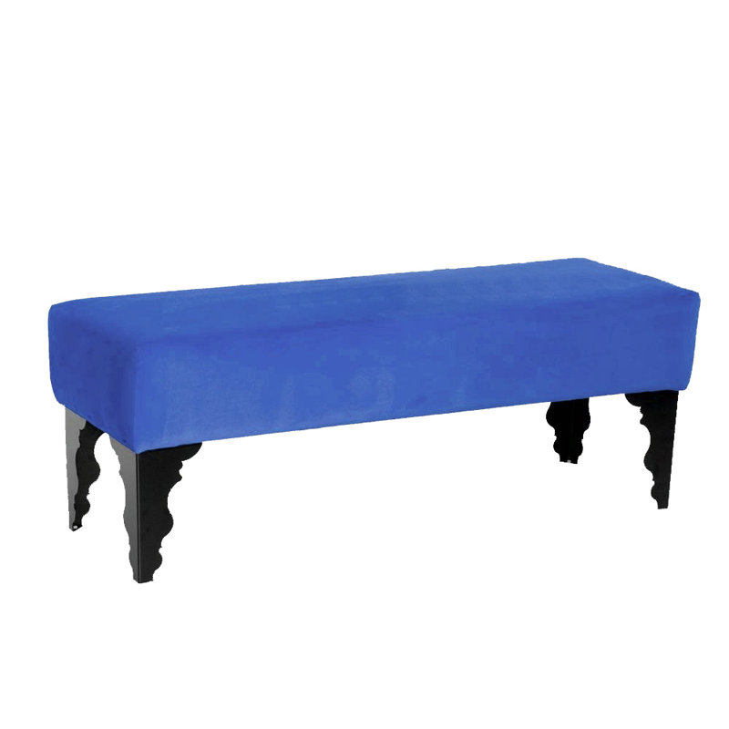 Artedeco Upholstered Bench, Blue