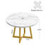 Round Metal Base Dining Table