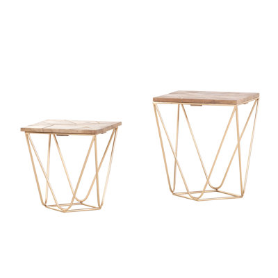 Racette Trestle Nesting Tables