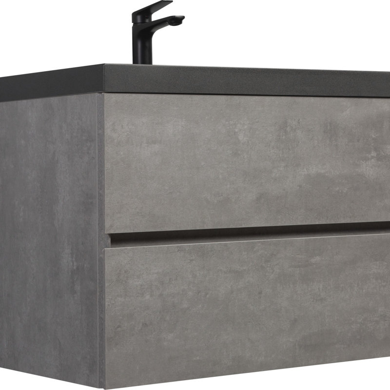 Bathroom Vanity with Resin Basin
