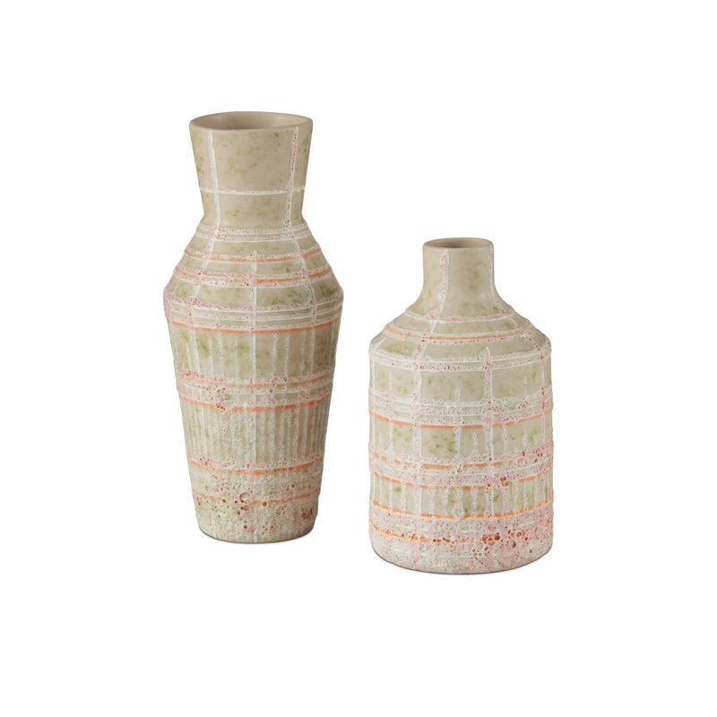 Ensemble de 2 vases Riso