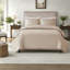 Ensemble de literie réversible pour très grand lit, maison de chambre moderne en microfibre douce