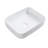 20x15 Inch White Ceramic Rectangular Bathroom Sink