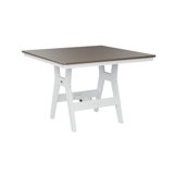 Berlin Gardens Harbor Regular Top With White Base Square Bar Table