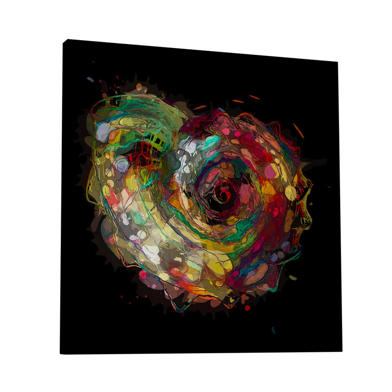 " Boho Nautilus Shell 247 ", 36" H x 36" W x 1.5" D
