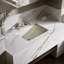 Ladena Vitreous China Rectangular Undermount Bathroom Sink-1016640039